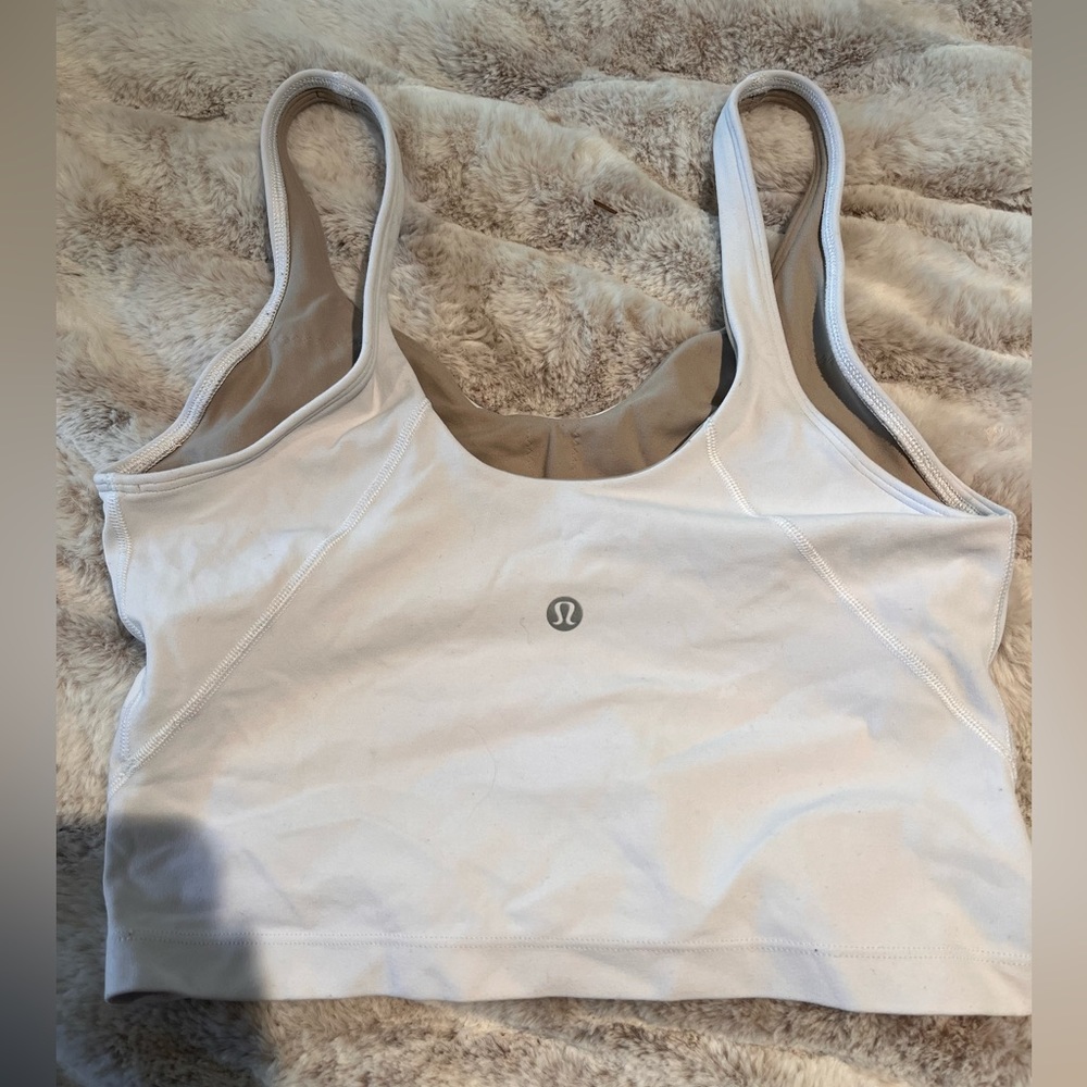 white size 6 lululemon align tank